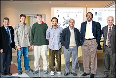 From Left to Right
Dr. Nariman Farvardin, Brandon Fitchett, Peter Copp, Moble Benedict, Dr. V.T. Nagaraj, Dr. Darryll J. Pines and Dr. Inderjit Chopra