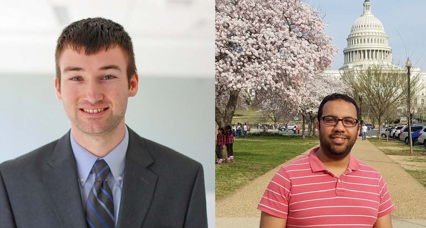From left: FPE Grad students Chris Lee and Ahmed Said.