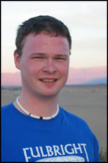 Alexander Lacher, Fulbright Scholar and mechanical engineering student.
