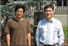 Graduate student Pingfeng Wang & Professor Youn