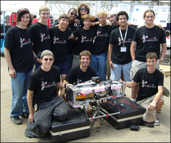 The Robotics@Maryland team members who competed in San Diego.