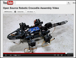 Visit the Maryland Robotics Center's YouTube channel to view the instructional video and download written instructions and CAD files.