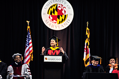 Emily Naviasky was selected as the student speaker for the 2014 A. James Clark School of Engineering Winter Commencement. Photo credit: Al Santos