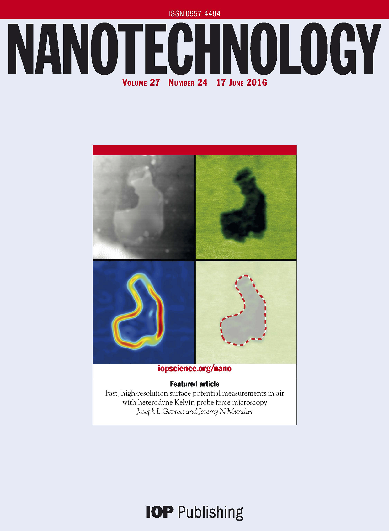 Cover of the June Issue of Nanotechnology