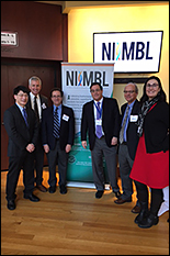 Left to Right: Drs. Kelvin Lee (University of Delware), Bill Bentley (UMD BIOE), Steve Cramer (Rensselaer Polytechnic Institute), Jon Dordick (Rensselaer Polytechnic Institute), Mike Betenbaugh (Johns Hopkins University), and Stacy Springs (Massachusetts Institute of Technology).