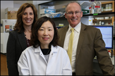 L-R: Deanna Kelly, Eunkyoung Kim, and Greg Payne. Inventor not pictured: Mijeong Kang.