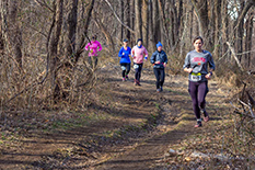 At a 50-kilometer ultramarathon Saturday in Howard County, Assistant Professor of Kinesiology Steven Prior (below) and research partners conducted tests to determine the effects of ultra-endurance sports on the cardiovascular and muscular systems.(Photos by Chris Carroll)