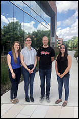 From left: Emily Gosselin, Mary Doolin, John Daristotle, and Michelle Bookstaver