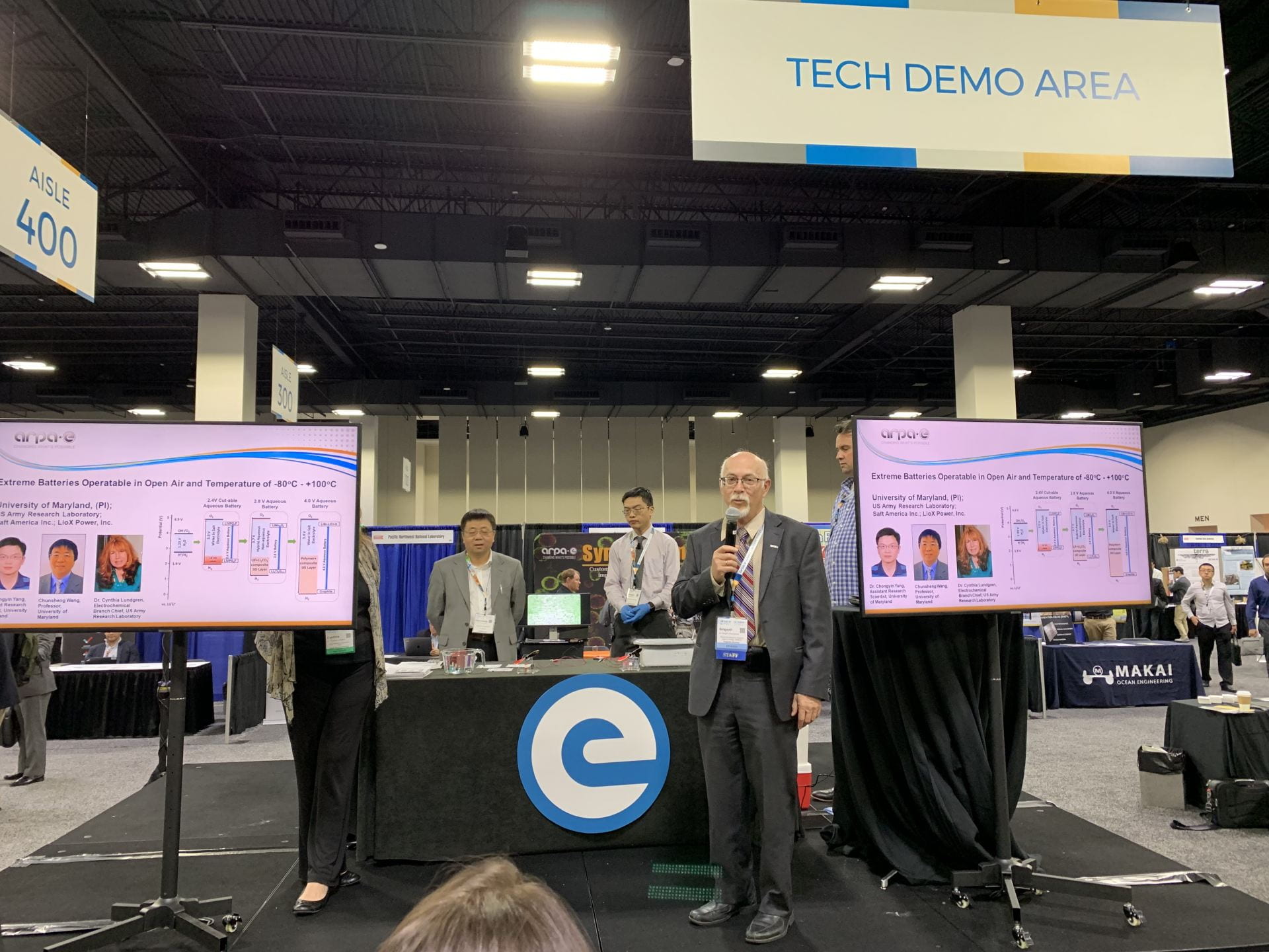 APRA-E program director introduces aqueous battery at DOE Technology Showcase