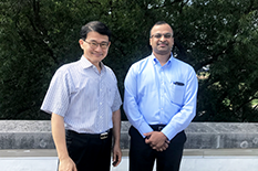 Dr. Yunho Hwang (left) and Dr. Vikrant Aute (Right).