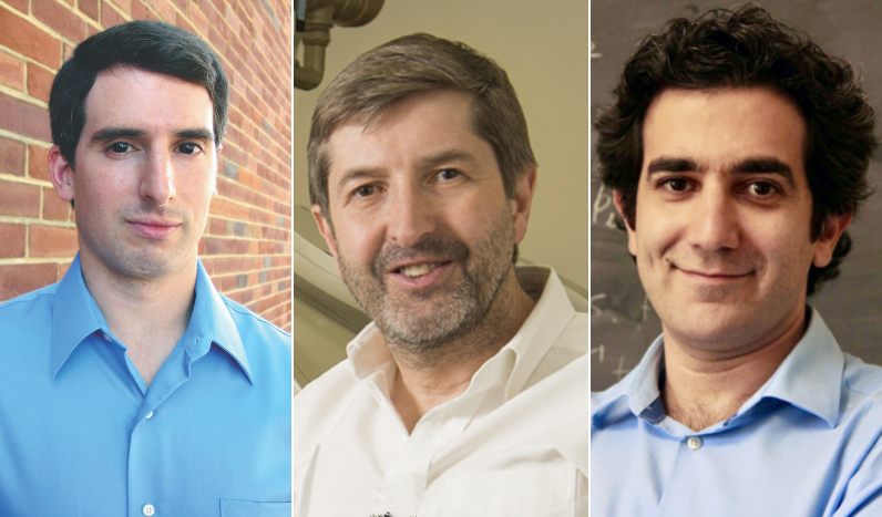 University of Maryland Professors Edo Waks, Ronald Walsworth, and Mohammad Hafezi.