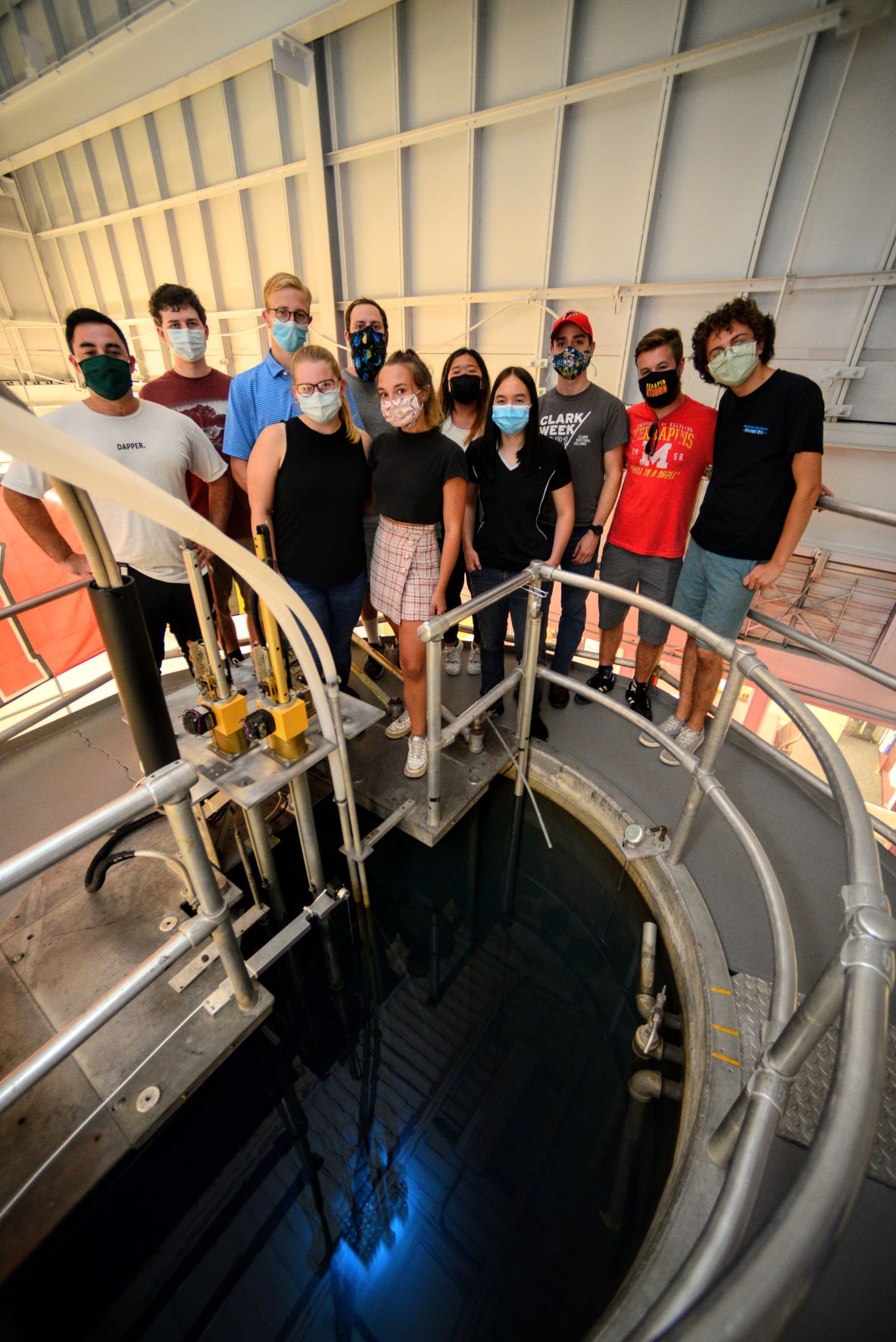 The most recent group of Reactor Operator Trainees touring the radiation facilities.