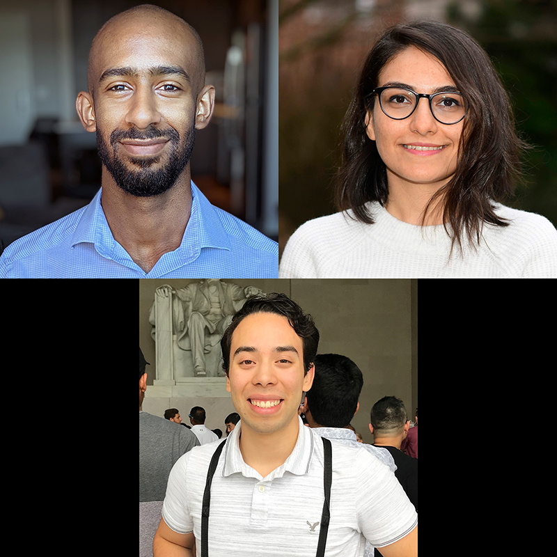 Three Ph.D. students awarded Amazon Lab126 Fellowships