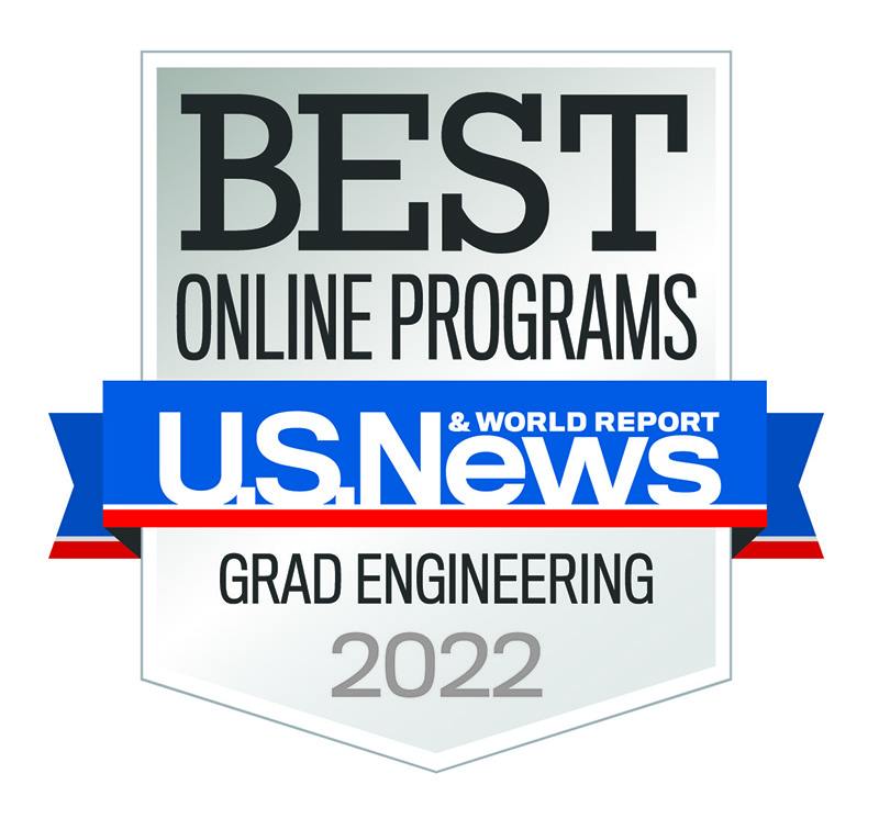 U.S. News and World Report graphic acknowledging Best Online Programs 2022