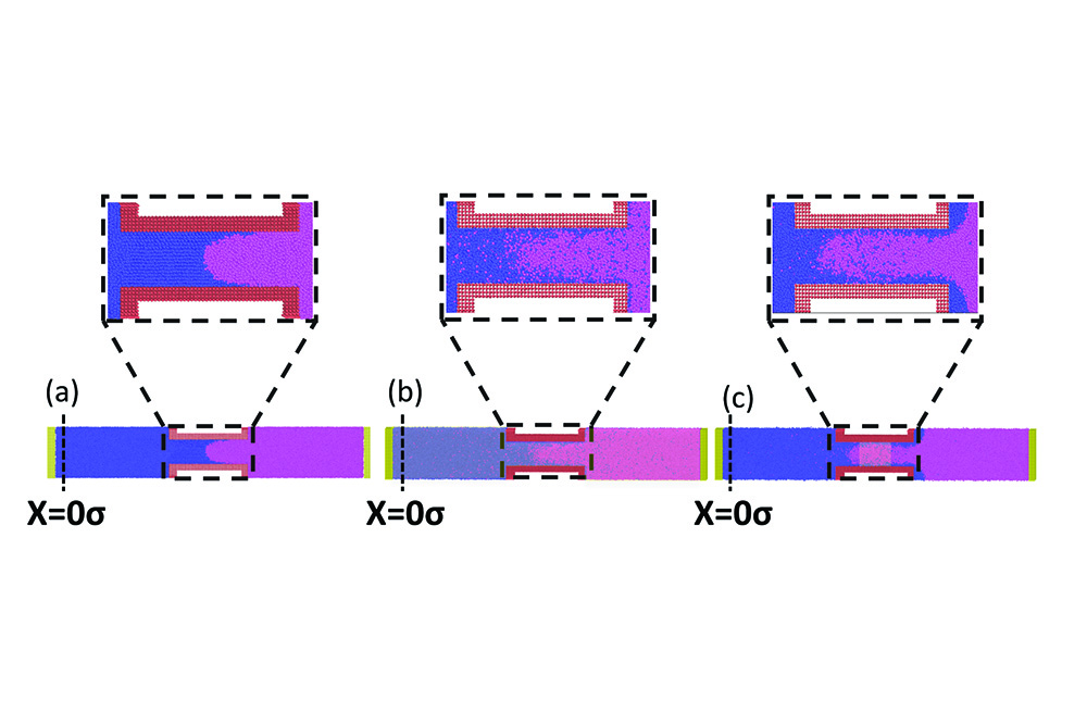 Das Studies interactions of Nanochannel-confined Liquids