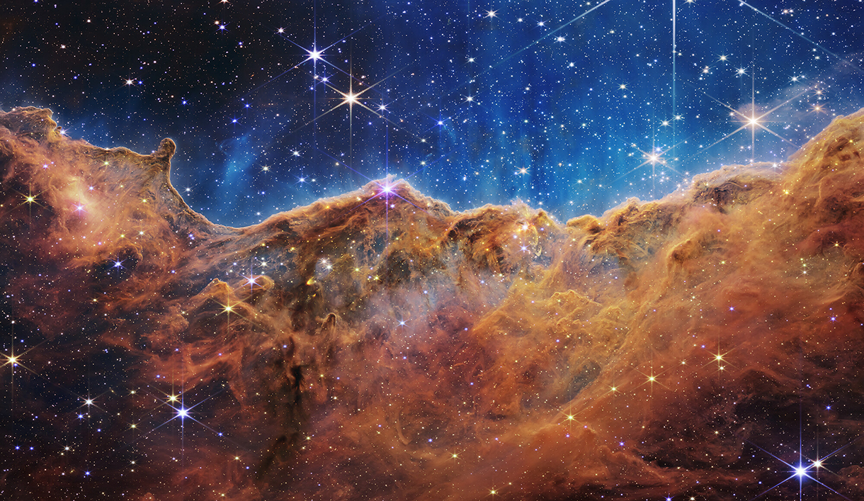 The Carina Nebula seen by the Webb Space Telescope