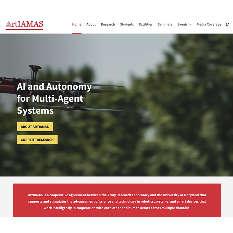 ArtIAMAS website
