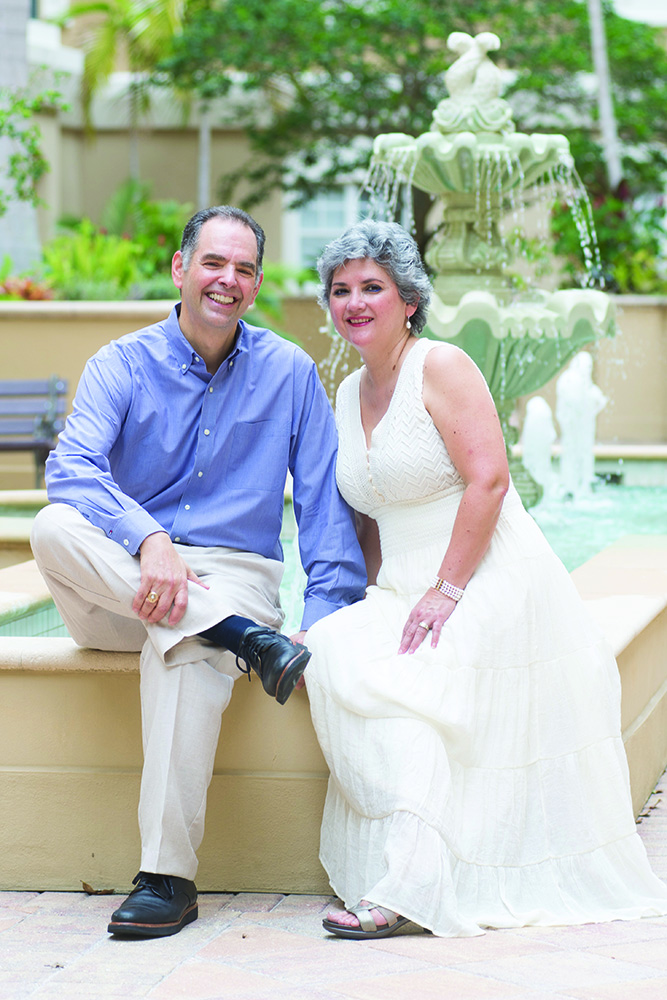 Steven and Isabella Lehrer. Photo by Barbara Banks