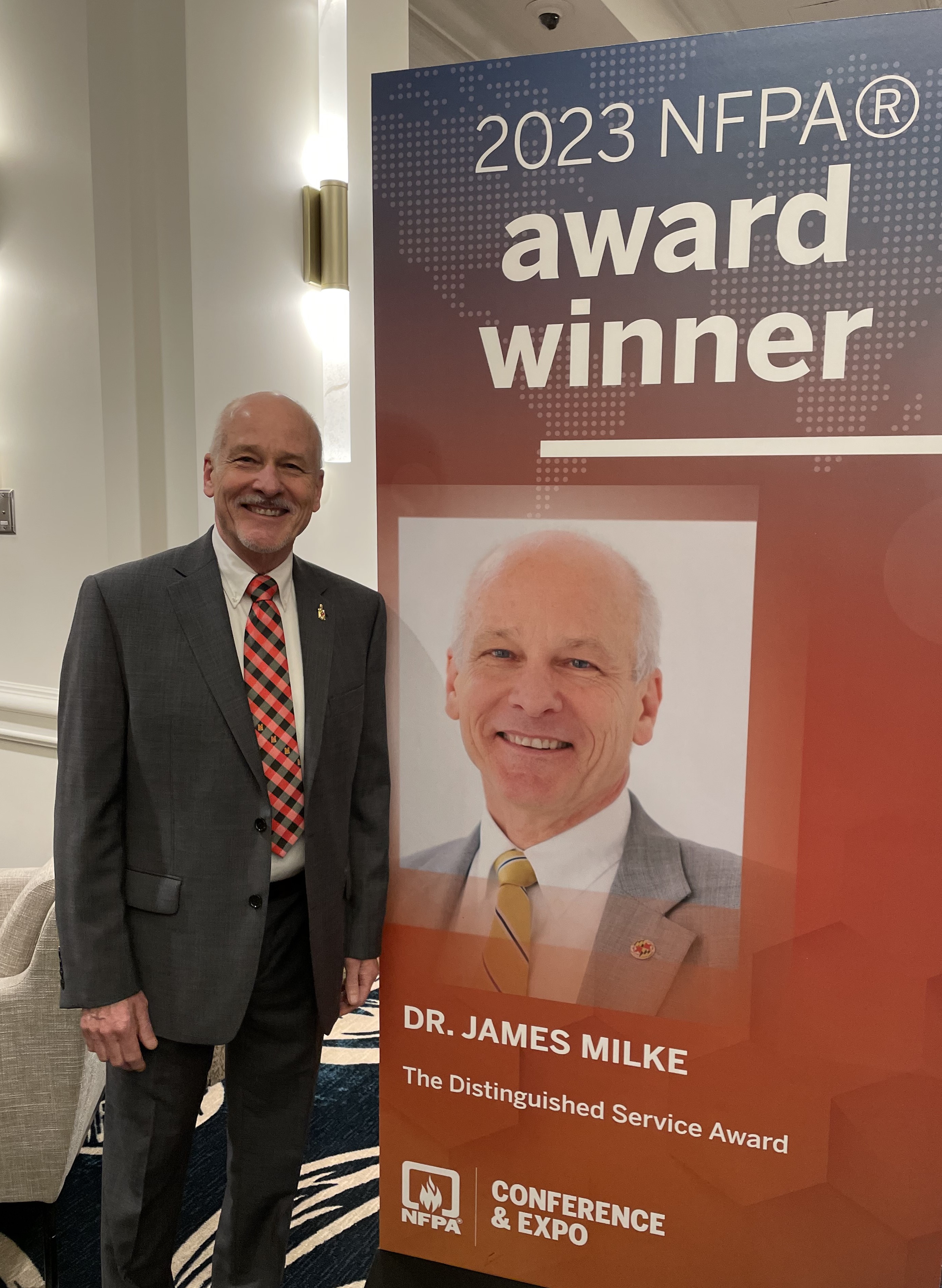 Jim Milke Receives NFPA 2023 Distinguished Service Award