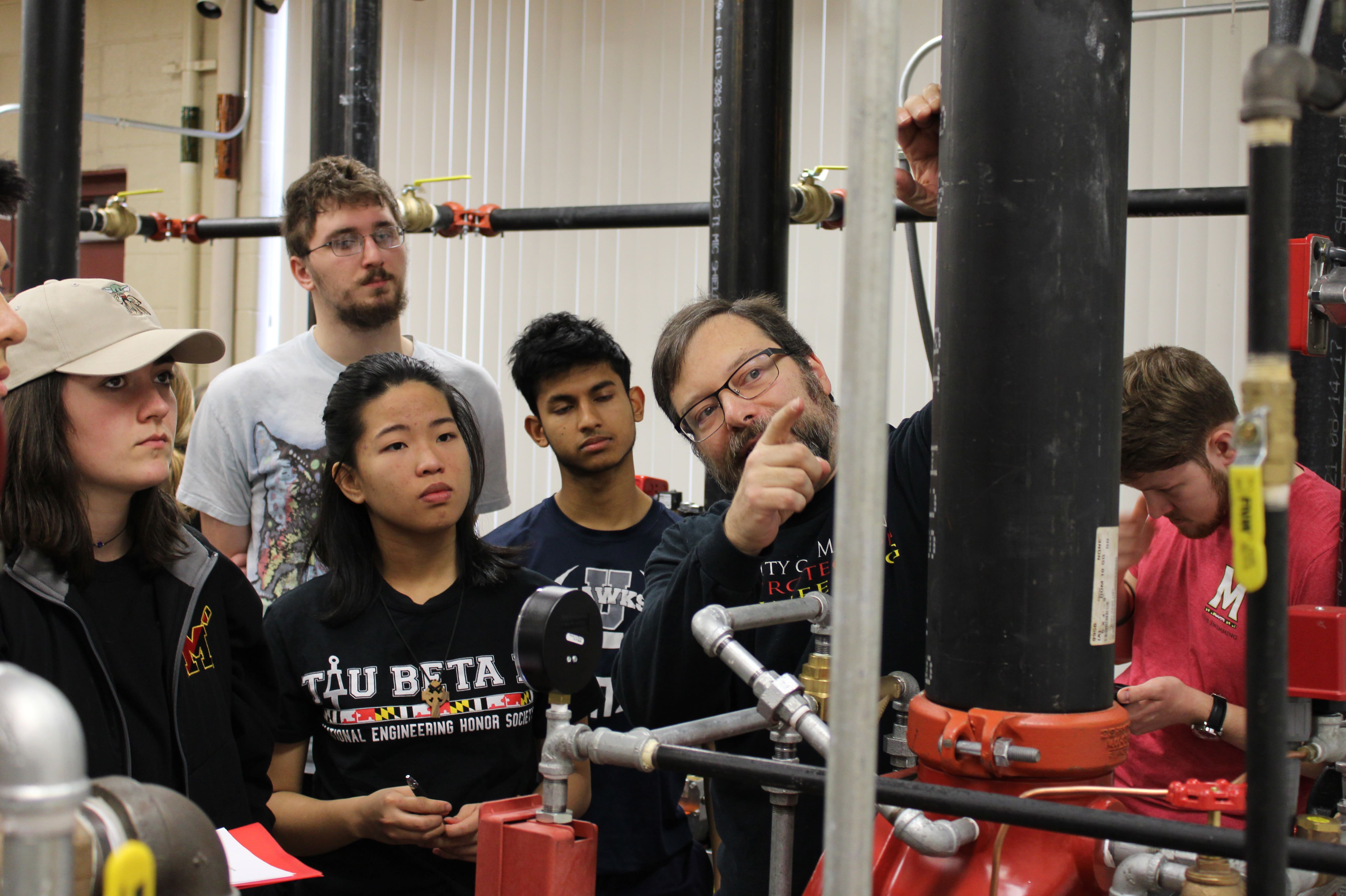 Clinical Professor Ken Isman teaches the “Water-Based Fire Protection Systems Design” course at the Department of Fire Protection Engineering. 