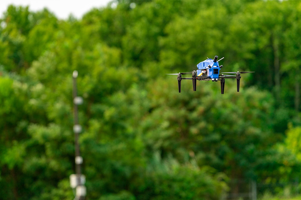 Uncrewed aerial vehicles, or drones, can potentially be equipped with sensors that detect physiological traces of injury.