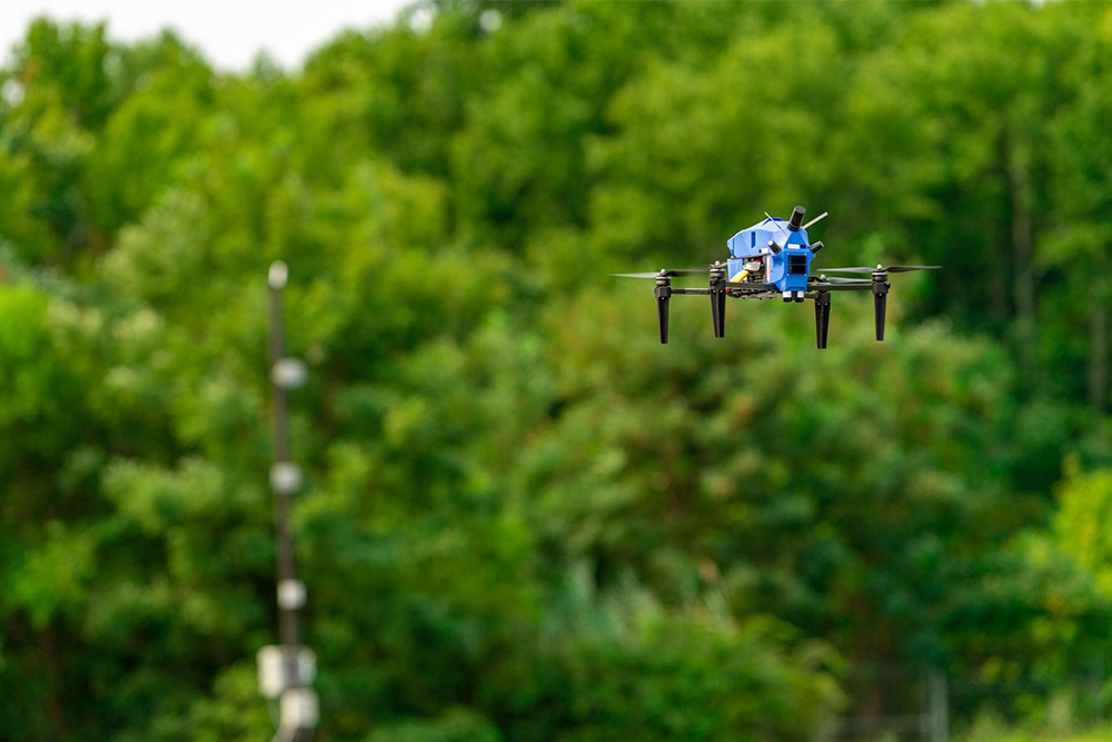 Uncrewed aerial vehicles, or drones, can potentially be equipped with sensors that detect physiological traces of injury. 
