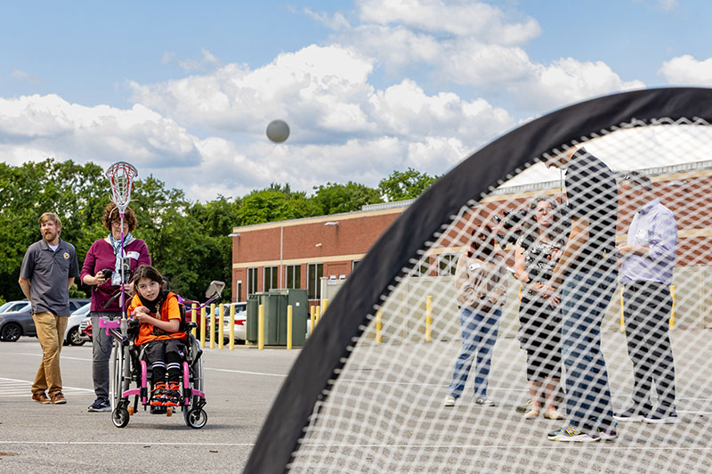 For a Girl With Cerebral Palsy, a Lacrosse Goal Achieved