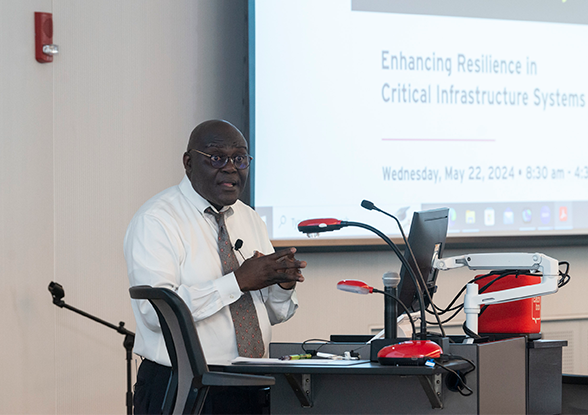 Nii Attoh-Okine, chair of the University of Maryland’s civil and environmental engineering department, led the roundtable.