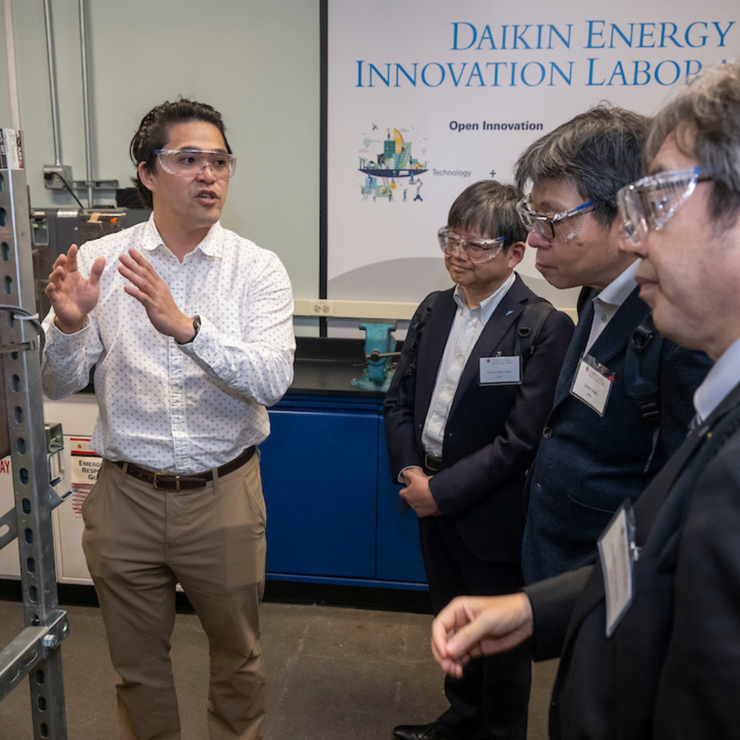 Lab tour in the Daikin Energy Innovation Laboratory