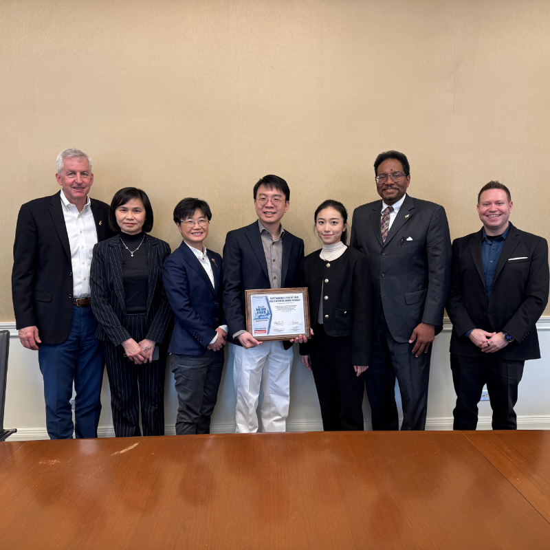 image of Taiwanese Embassy visits the University of Maryland, tours...