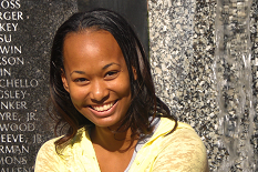 Nikesha Davis, aerospace engineering Ph.D. student.