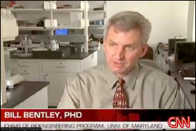 Fischell Department of Bioengineering Professor and Chair William Bentley in the CNN report.