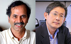 Prof. Rama Chellappa (left) and Prof. K. J. Ray Liu (right)