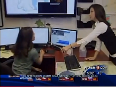 WUSA9 News reporter Surae Chinn talks with Rosa Eberle with MATOC