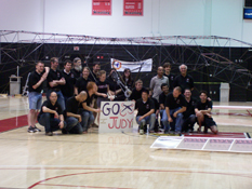 The Gamera team after the record-setting flight.