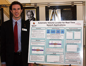 The MERIT-BIEN award for Best Overall Project went to Justin Bare, a rising ECE senior at the University of Maryland. His project was titled 