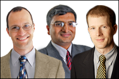 (L-R) Drs. Benjamin Shapiro, Jaydev P. Desai and Thomas Murphy.