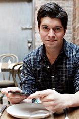 Pictured: Anthony Casalena, UMD Hinman CEOs alumnus and founder and CEO of Squarespace.