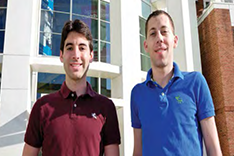 Diagnostic anSERS co-founders Eric Hoppmann (left) and Sean Virgile (right).