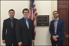 Members of the UMD Student Chapter during a congressional visit.
